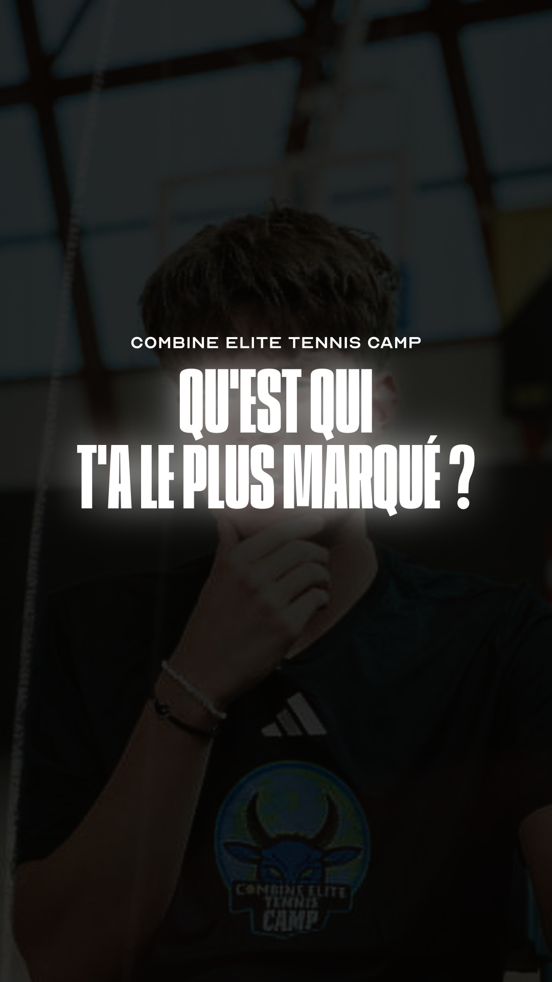 Affiche Le tennis aux États-Unis, les réactions des jeunes