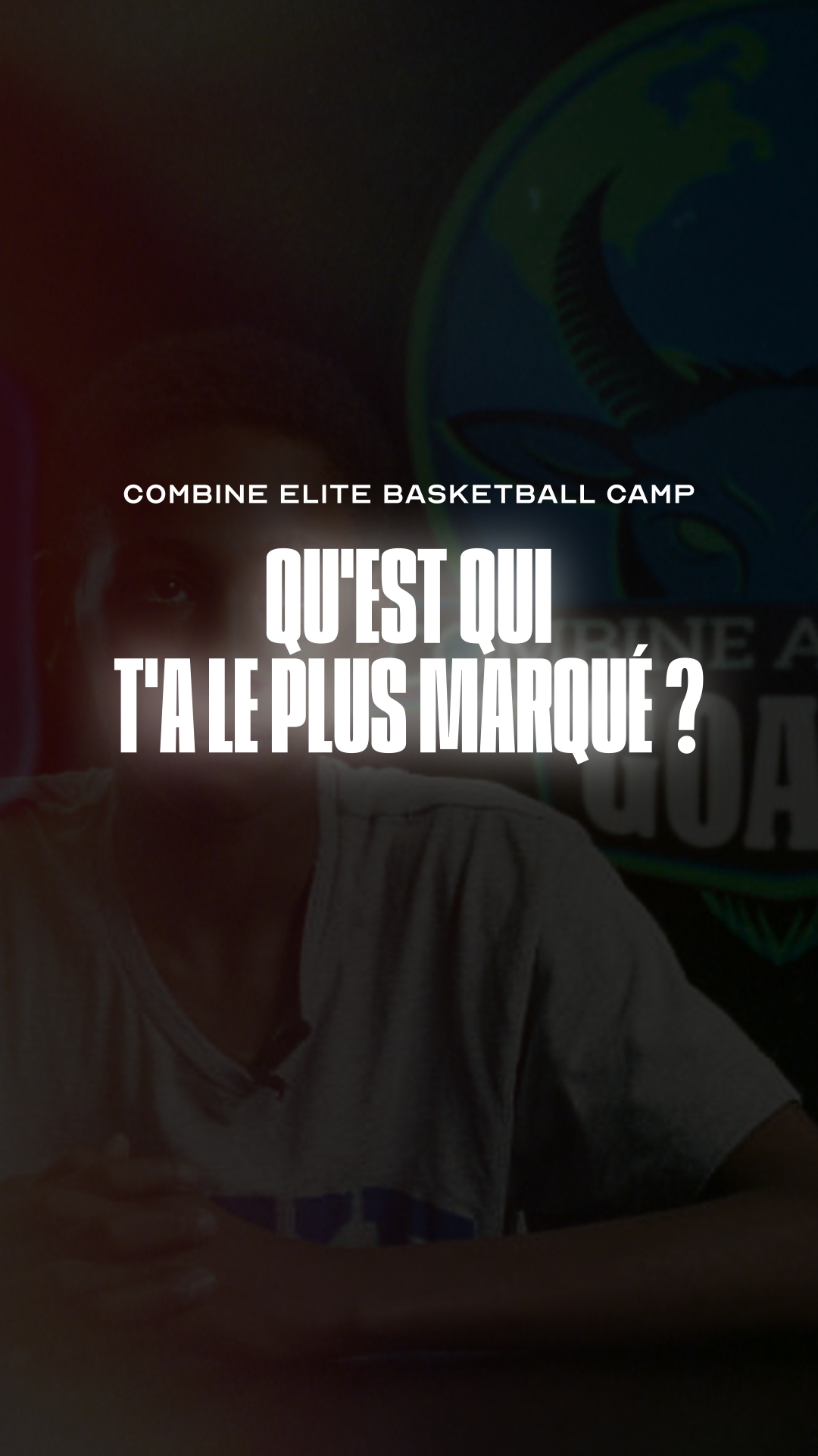 Affiche Le basket aux États-Unis, les réactions des jeunes